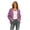 Purple, variant on GEWSEY Womens Open Front Cardigan Sweaters Casual Cable Knit Long Sleeve Button Down Chunky Loose Fall Sweater (White, S)