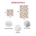thumbnail image 7 of Red Strawberry Kitchen Dish Towels for Drying Dishes Set of 2, Summer Fruits Farmhouse Leaves Floral Rustic Waffle Weave Microfiber Hand Tea Bathroom Towels Quick Dry & Absorbent Towel 12x12, 7 of 7
