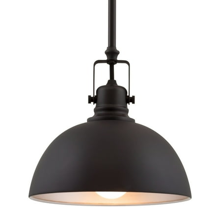 Kira Home Belle 9" Contemporary Industrial Pendant Light, Adjustable Length   Shade Swivel Joint, Oil-Rubbed Bronze