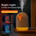 thumbnail image 4 of Riwesomey Humidificador USB de dibujos animados para coche con tigre, humidificadores de aire, purificadores bonitos, difusor ligero, hogar, dormitorio, Purificadores de aire Blanco Riwesomey VI018531-01B, 4 of 6
