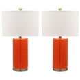 thumbnail image 3 of Safavieh Lighting Collection Roxanne Orange 26-inch Table Lamp (Set of 2), 3 of 5