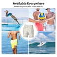 thumbnail image 6 of Uemuo White Rabbit Pattern Mens Swim Trunks Quick Dry Board Shorts with Mesh Lining, Stretch Beach Shorts Quick Dry No-Chafing Board Shorts-Medium, 6 of 9