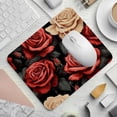 thumbnail image 2 of Rose Square Desk Mat Mousepad, 8.3x9.8 Inch Non-Slip Rubber Bottom, Printed Gaming Mousepad for Office and Gaming, 2 of 6