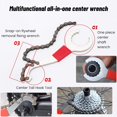 thumbnail image 2 of Cassette Remover, 5pcs Bicycle Maintenance Tool, Bicycle Cassette Removal Tool, Chain Separator Tool, Bicycle Cassette Removal Tool, Bicycle Repair Tool Kit |JUNJUN, 2 of 5