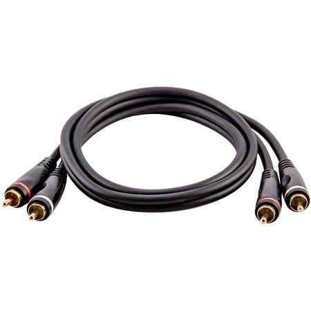 Standard Audio Interconnect Cable (Seismic Audio 3 Foot Dual RCA Male to Dual RCA Male Audio Interconnect Cable - Home AV Cord -)