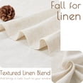 thumbnail image 3 of Cortinas de cocina Jinchan de lino beige con niveles de 115 x 65 cm, 3 of 8