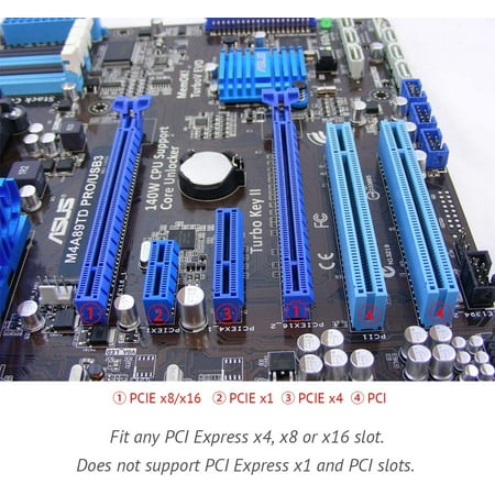 Rivo M2 To M Key Pci E X4 Adapter Card Supports M 2 Nvme Ahci 2280 2260 2242 2230 Ssd Walmart Canada