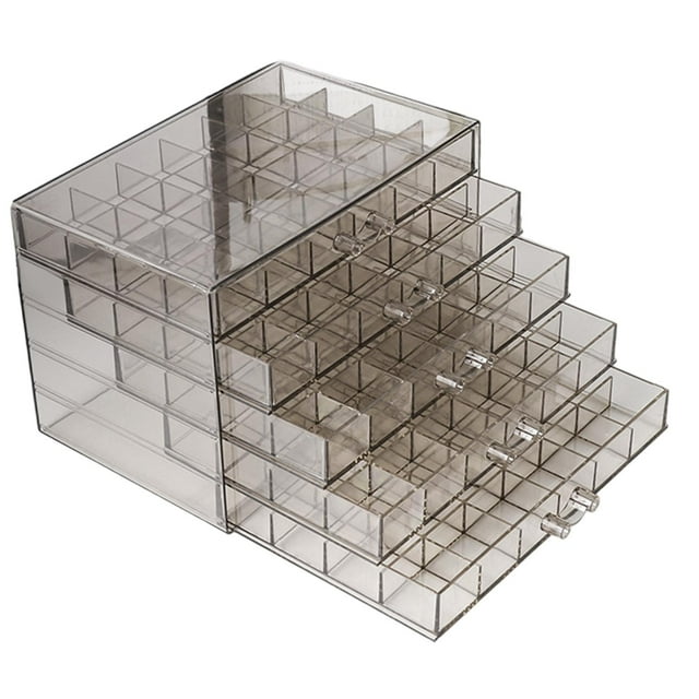 Organizador de Piezas Strade Fareast Limited Almacenamiento de Cuentas con Cajones Caja Organizadora de Cuentas Gris