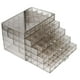 thumbnail image 1 of Caja organizadora de cuentas, cajón organizador, caja de almacenamiento de escritorio, almacenamiento de cuentas transparente para gris, 1 of 9