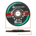 thumbnail image 3 of Grinding Disc, Concrete/Masonry/Stone Grinding wheel - 4-1/2" x 1/4" x 7/8" - T27 - (5 PACK), 3 of 4
