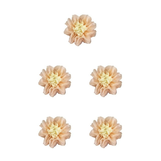Advancent Decoraciones florales de flores de papel para manualidades de pared Conveniente Peachy 20cm Type2 NO2