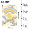 thumbnail image 2 of FORMRS 1-Subject Spiral Notebook 8" x 5" College Ruled 60 Refillable Sheet A5 Hard Cover, 2 Pack, Purple Rainbow Clouds, 2 of 7