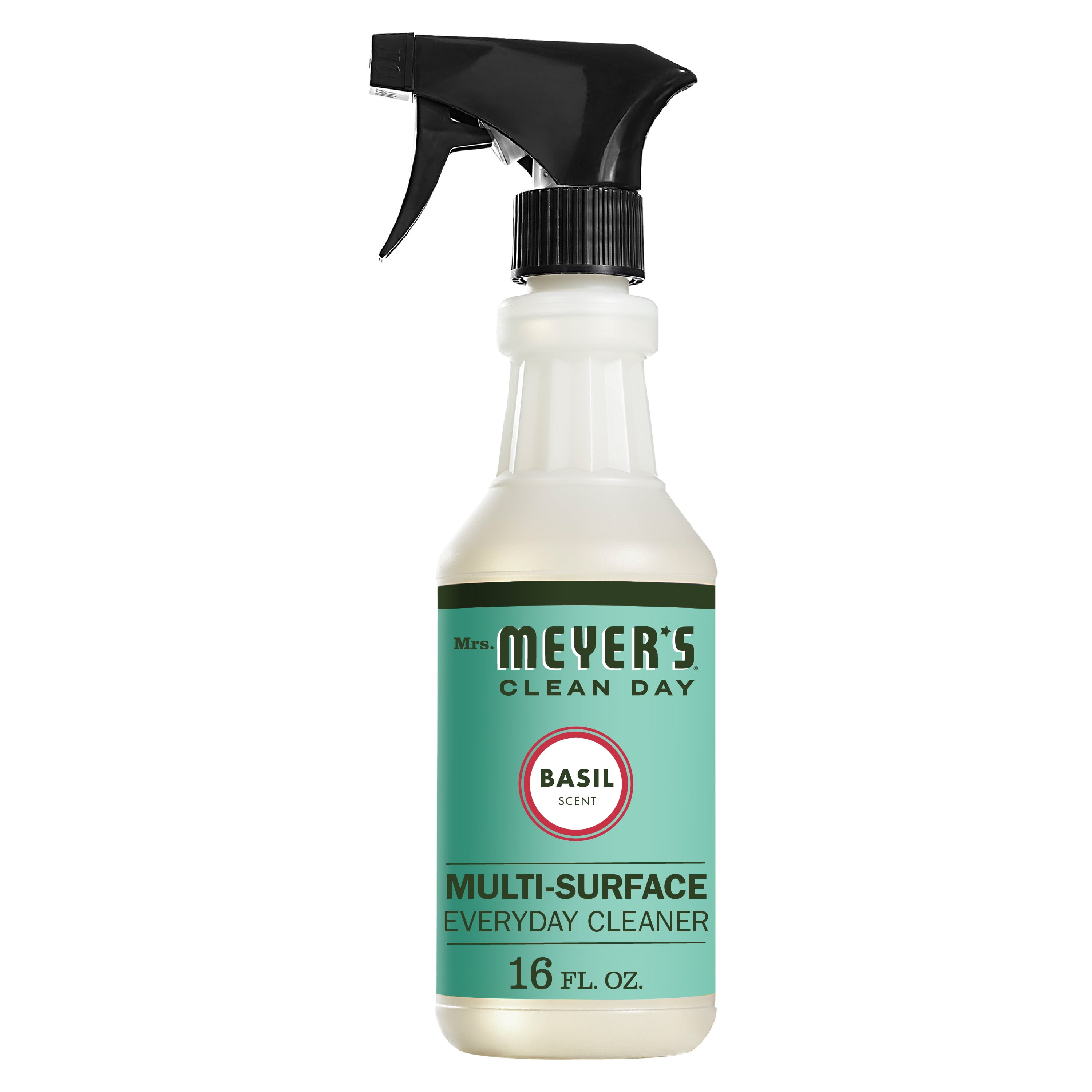 Mrs. Meyer’s Clean Day MultiSurface Everyday Cleaner, Basil Scent, 16 Ounce Bottle