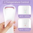 thumbnail image 6 of EXLEAF 2026 New Heated Eyelash Curler,Rechargeable Electric Eyelash Curler,Double-Curved Design and 2 Adjustable Temperature Settings-A Safe and Gentle Heated Eyelash Curler for Natural Curls, 6 of 7