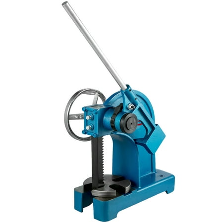 

VEVOR Arbor Press 3 Ton Ratchet Leverage Arbor Press 21.5 inch Max. Working Height with Handwheel Heavy Duty Manual Desktop Metal Arbor Press for Riveting Punching Holes