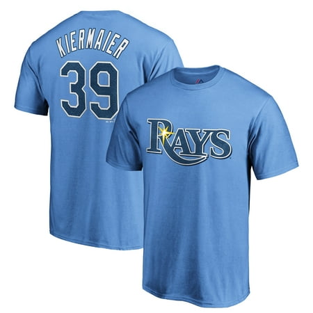Tampa Bay Lightning Cabinet - Kevin Kiermaier Tampa Bay Rays Majestic Official Player Name & Number T-Shirt - Light Blue
