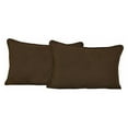 thumbnail image 2 of Blazing Needles 20 x 12 in. Twill Back Support Pillows with Cording - Set of 2, 2 of 2