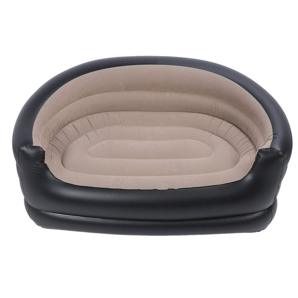 Chaise Gonflable PVC Velours Imperméable Confortable Canapé Gonflable Extérieur Pique-Nique