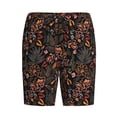 thumbnail image 4 of Fotbe Floral Pajama Shorts for Men, Men's Pajama Bottoms, Sleepwear,Short Pajama Pants-Small, 4 of 9