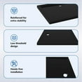 thumbnail image 4 of vidaXL Shower Base Pan with Center Drain Shower Tray Bath Pan ABS Rectangular, 4 of 7