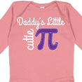 thumbnail image 4 of Inktastic Pi Day Daddys Little Cutie Pi Girls Long Sleeve Baby Bodysuit, 4 of 5