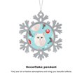 thumbnail image 3 of Metal Snowflake Christmas Ornaments Crazy Cat Lady Cat Gifts Christmas Tree Ornaments Home Decoratio Christmas Cat Elegant Christmas Hanging Ornaments Gifts Keepsake for Family Xmas Ornament 3", 3 of 8
