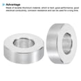 thumbnail image 5 of M12 Aluminum Spacers, 10 Pcs Metal Spacer Aluminum 12.5mm ID x 24mm OD x 8mm L Aluminum Spacer Screw Standoff Round, 5 of 5