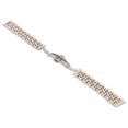 thumbnail image 3 of M Buder Quick Release Watch Band Stainless Steel Watch Strap Replacement Watch Band Accessory 19mm / 0.75in, Rose Gold, 3 of 9
