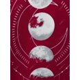 thumbnail image 3 of Top de Talla Extra con Estampados de Luna y Cordones Rosegal  Mangas largas de talla grande, 3 of 5