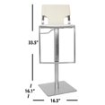 thumbnail image 2 of SAFAVIEH Armondo Gas Lift Swivel Bar Stool White, 2 of 2