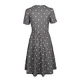 thumbnail image 1 of Sonducket Vestido de mujer Vestido de mamá de punto de manga corta de tela de alimentación de enfermería Prendas para la parte del cuerpo Gris L Sonducket AP001831-08, 1 of 6