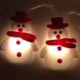 thumbnail image 5 of Sruiluo LED Christmas Snowman Strings, 1.5m Christmas Tree Holiday Party Decoration Lantern, for Holiday Wedding Party Decoration Christmas Ornament Xmas Gifts Multis, 5 of 10