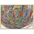thumbnail image 2 of Galapon, Nikki 14x12 White Modern Wood Framed Museum Art Print Titled - Modern Map of St. Louis, 2 of 4