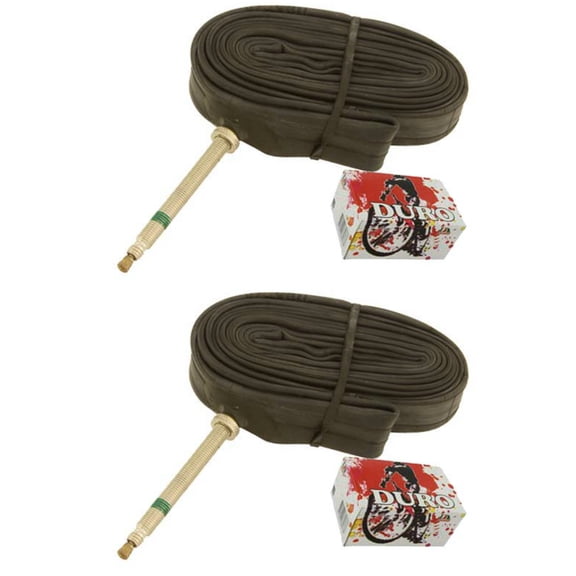 2 Duro Tubes 650 x 28c/32c/35 52mm Standard Presta Valve. Set of Tube. Pair of Tubes. Two Tubes. bicycle tube, bike tube