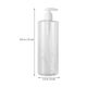 thumbnail image 2 of WEUVEB 3Ud Transparentes Rellenable Para Loción Shampoo Crema Con Dosificador Portátil, 2 of 8
