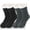 A-Black+Gray, variant on Loritta Secret Women's Fuzzy Slipper Socks 2 Pairs Winter Cozy Warm Thick Socks with Non-Slip Grippers