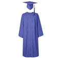 thumbnail image 4 of 50 % de Réduction! Robes de Bal pour Femmes, Robe Longue à Manches Longues Couleur Unie Col Rond Violet G, 4 of 4