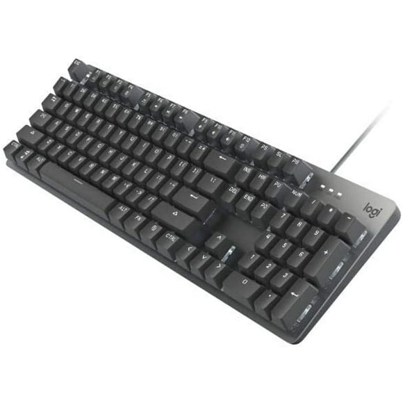 Logitech K845 Mechanical Illuminated Keyboard, Mechanical Switches, Strong Adjustable Tilt Legs, Full Size, Aluminum