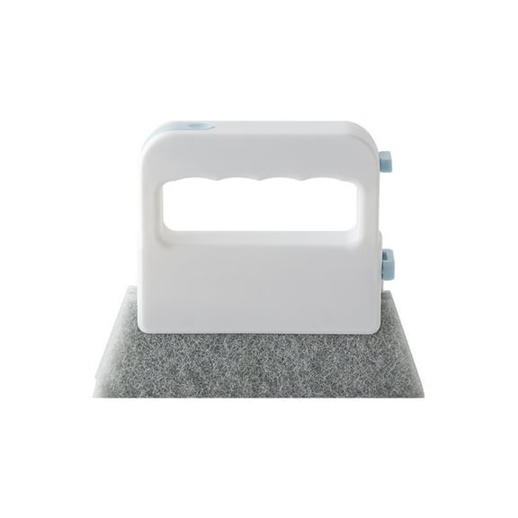 Gray Window Track and Corner Cleaning Brush with 360 °   Rotating Head, Compact PP Bristle Scrubber for Sliding Door Rails, Frames, Kitchen Gaps, and Hard-to-Reach Spots