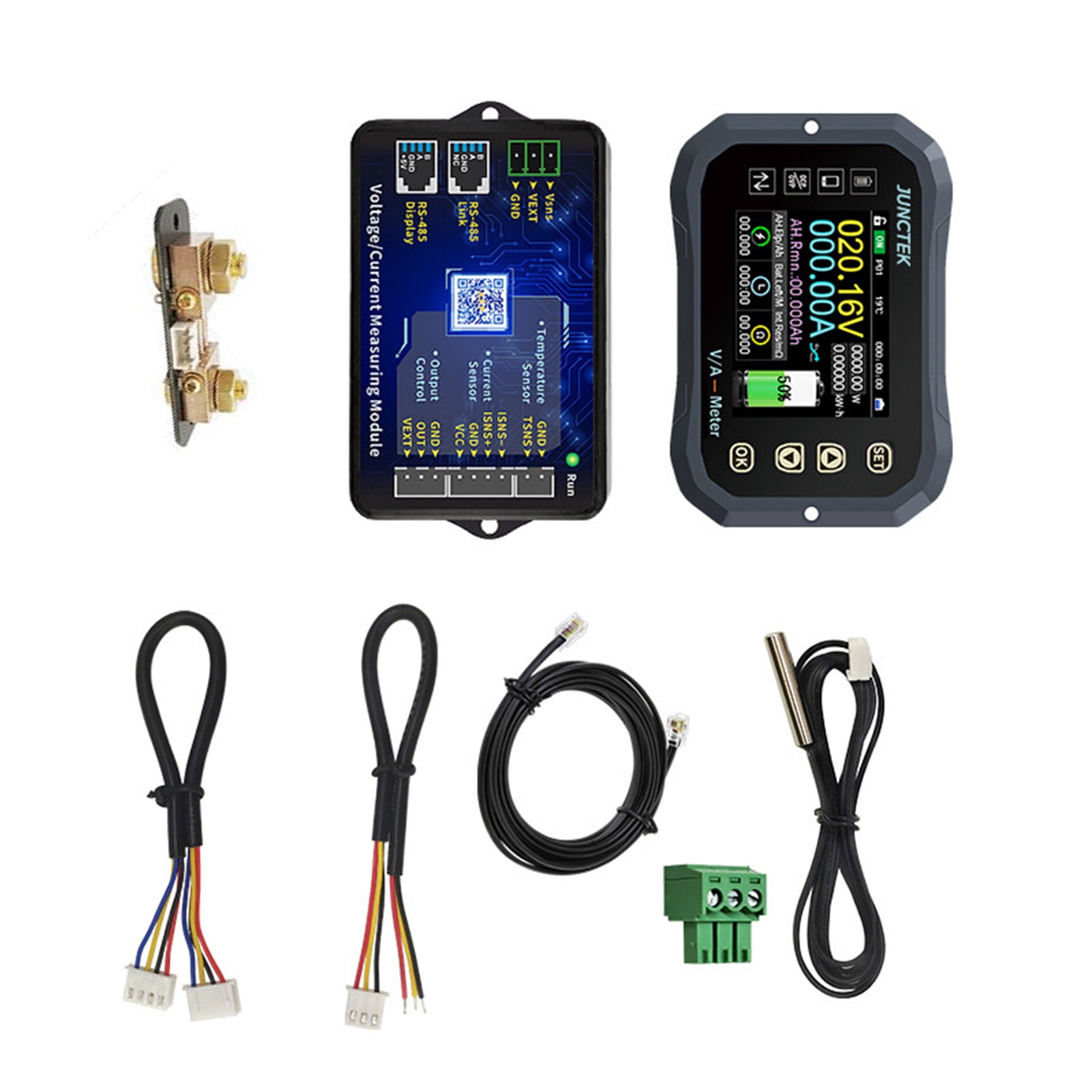 100A 400A 600A Coulomb Meter Battery Current Power Tester Voltmeter