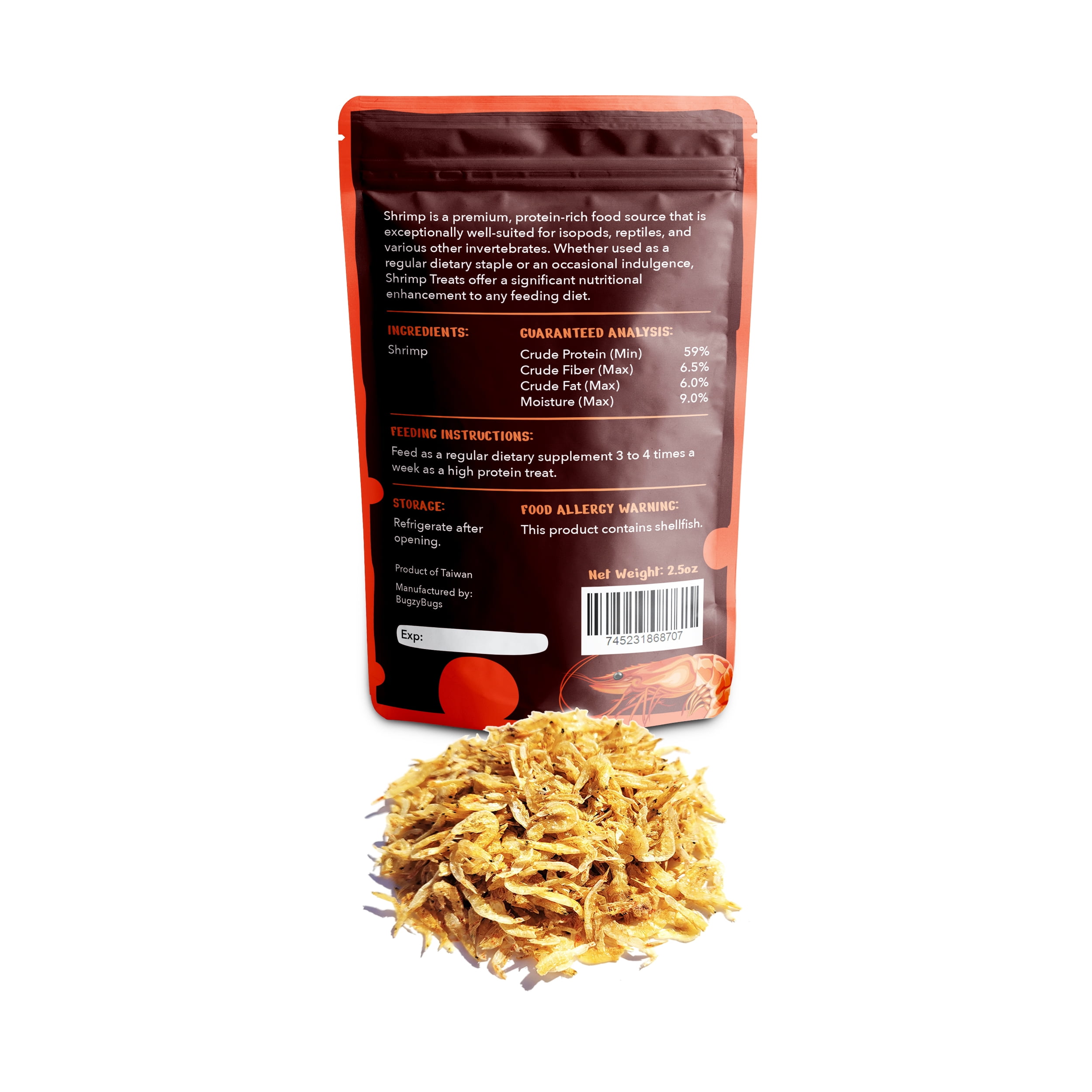 BugzyBugs Isocare Premium Dry Food Mix for Insects, Reptiles, Isopods and Invertebrates Bundle of 3