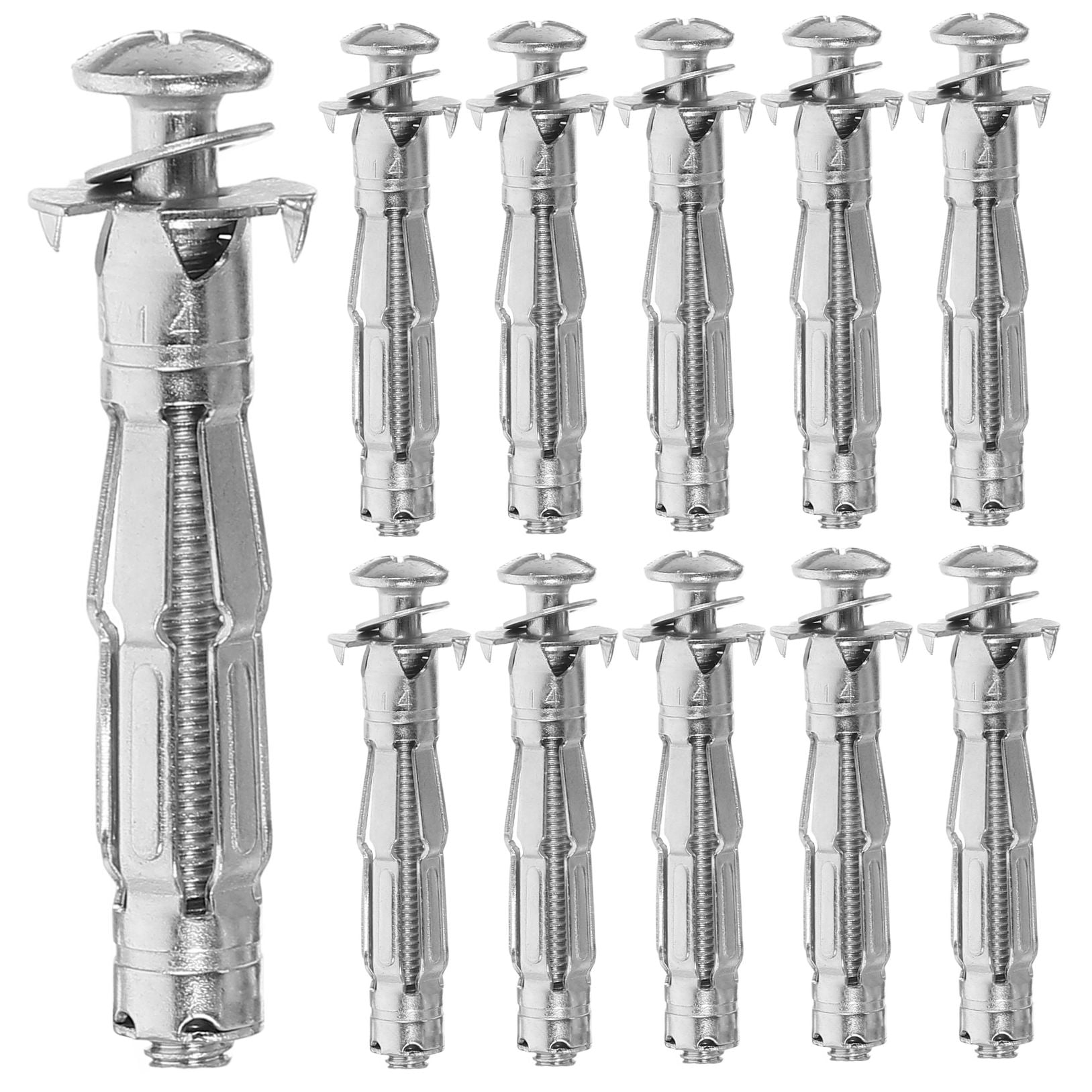 UPKOCH Heavy Drywall Anchors Galvanized Steel 30Pcs M6x52