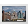 thumbnail image 3 of Erin Berzel 14x11 White Modern Wood Framed Wall Art Titled - Financial District I, 3 of 5
