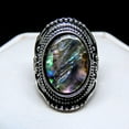 thumbnail image 4 of Calgary Statement Ring Womens Simulated Abalone Ginger Lyne Collection, 4 of 5