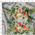 thumbnail image 4 of Soimoi Poly Georgette Fabric Leaves & Ranunculus Floral Fabric Prints By Yard 42 Inch Wide, 4 of 5
