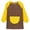 Coffee, variant on Girls T Shirts Waterproof Apron Large Pocket Eating Painting Smock Soft Breathable Lightweight Stretchy Top for Girls Coffee Size 1-4 Y