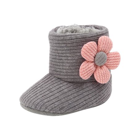 

Newborn Baby Girl Boy Unisex Winter Warm Fleece High-top Boots Shoes for 0-18M