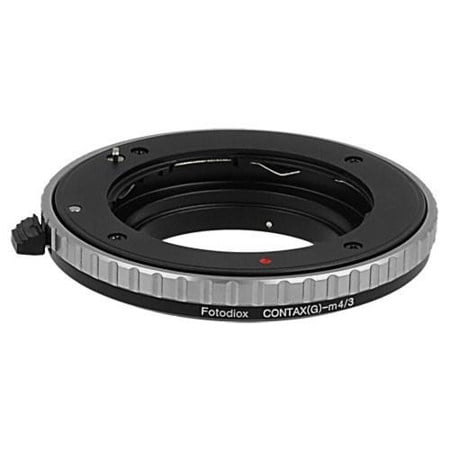 Fotodiox CntxG-MFT Lens Mount Adapter - Select Contax G SLR Lens To Micro Four Thirds Mount Mirrorless Camera Body with Built in Focus Control Dial
