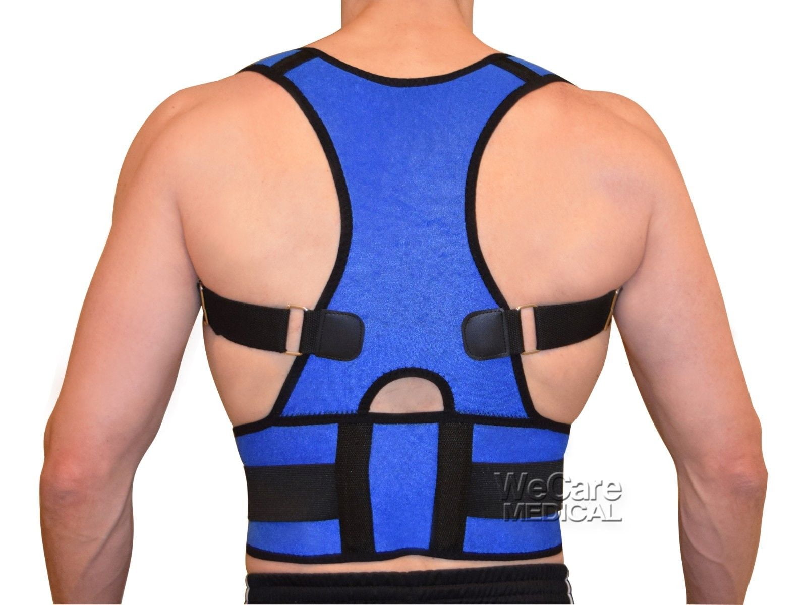 Posture Correction and Back Pain Support Fully Adjustable Back Brace Belt Neoprene EBP Medical  Unisex