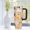 thumbnail image 5 of 30oz Chicken Tumbler with Handle and Straw, Stainless Steel Vacuum Insulated Coffee Rooster Tumbler, Spill Proof Travel Mug, Chicken Decor Gifts for Women, 5 of 6